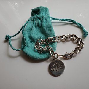 Return to Tiffany Sterling Silver Authentic Bracelet - Tiffany Bracelet